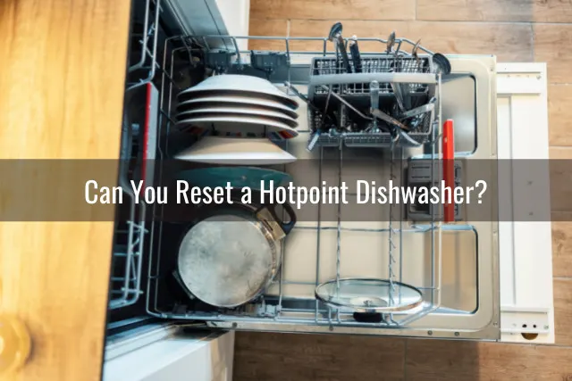 Plates on the dishwasher