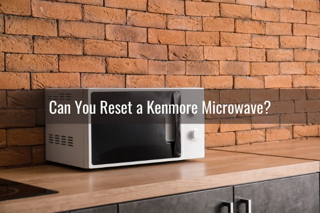 Modern microwave in the kitchen