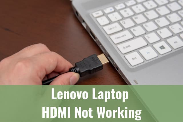 Using HDMi in the Laptop