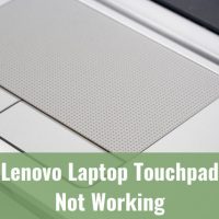 White touchpad laptop