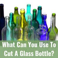 Different glass bottle