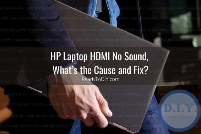 holding hp laptop
