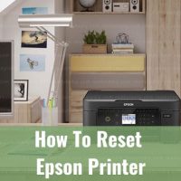 Printer in home office