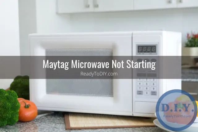 Modern microwave in the kitchen