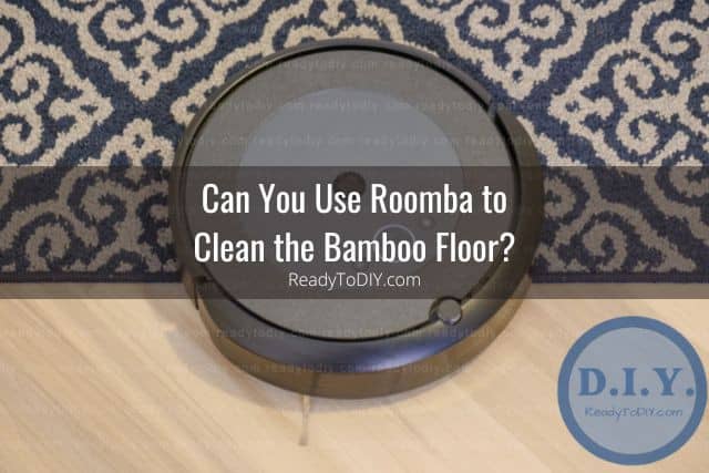 Roomba on wood floor