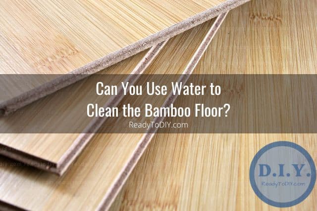 Bamboo floor planks