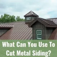 Brown metal house siding
