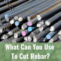 Tools to cut rebar