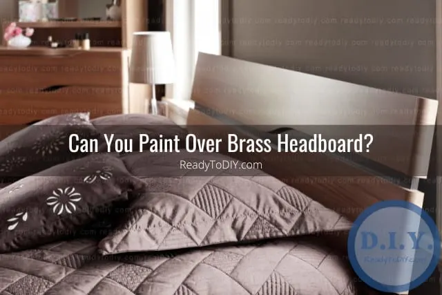 Bedroom headbaord brass