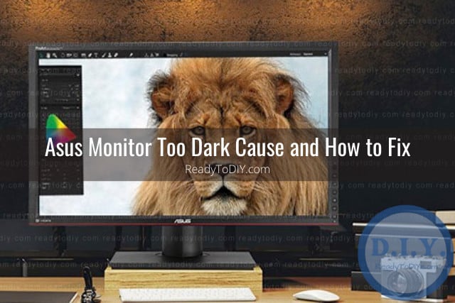 Black Monitor on the desk