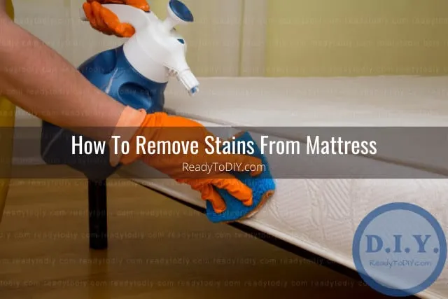 Cleaning the mattress