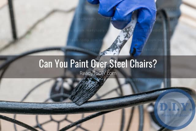 Painting steel chair
