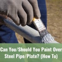 Painting the pipe steel