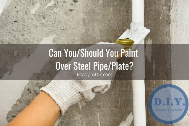 Painting the pipe steel