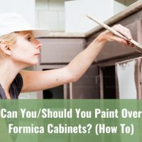 Painting the cabinet
