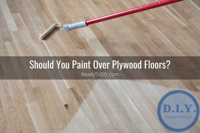 Painting the floor plywood