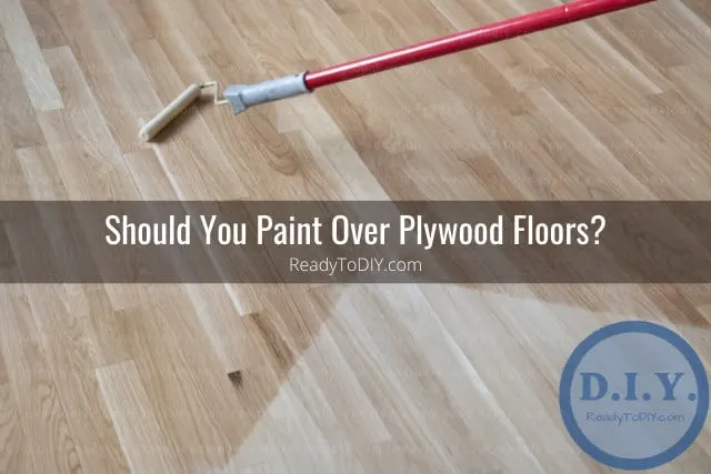 Painting the floor plywood