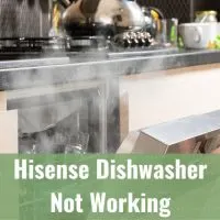 Modern white dishwasher