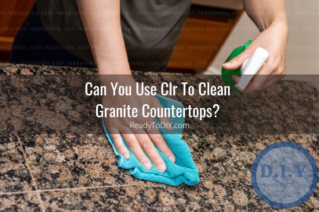 Cleaning the granite countertops