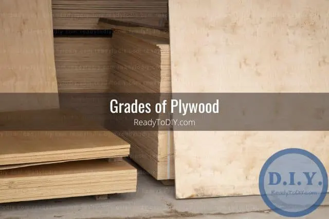 Stacks of plywood