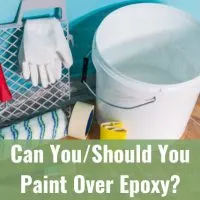Tools to use for painting using epoxy