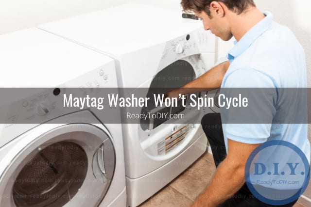 Man fixing the washer