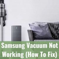 Black modern vacuum