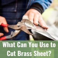 Tools to cut brass sheet