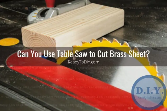 Tools to cut brass sheet
