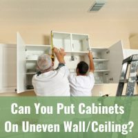 building the cabinet wall
