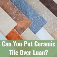 Assortment of ceramic tiles