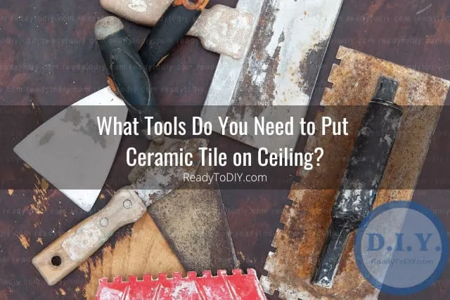 Tools for ceramic tiles