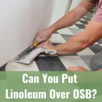 Putting Linoleum on the floor