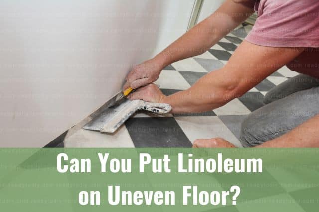 Linoleum floor installation