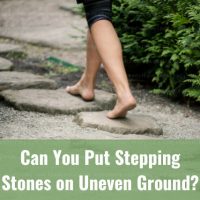 Stones in the ground