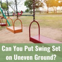 Outdoor swing for kids