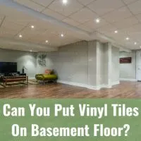 Clean basement floor