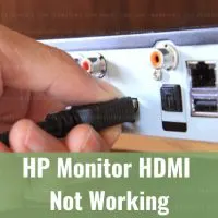 Plugging the HDMI Cable