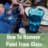 Painting the glass of cup