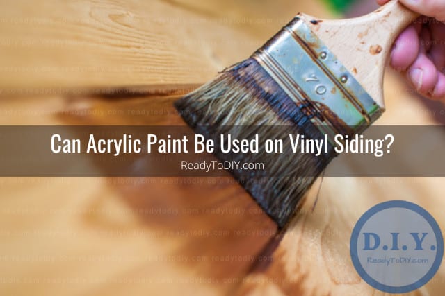 Paint brush with arcylic paint