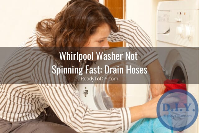 Woman putting clothes in the washer