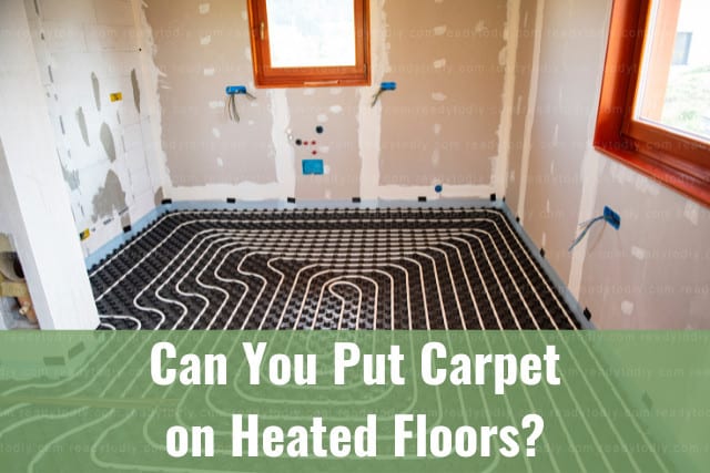 Floor with heated floor