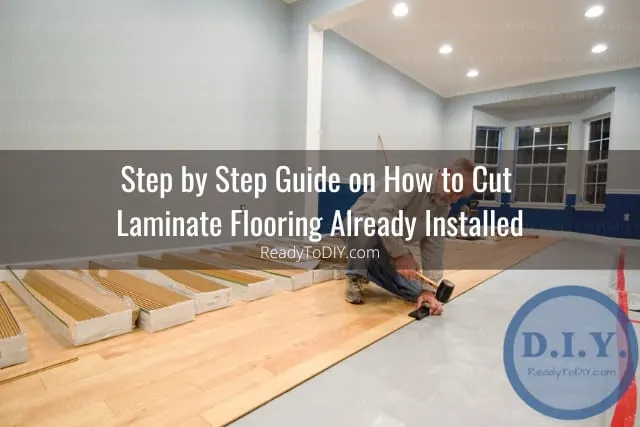 Man installing Laminate floor
