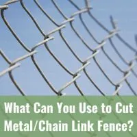 Metal chain outdoor