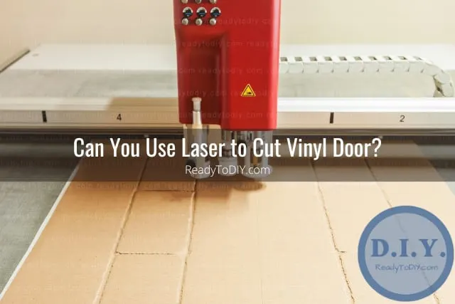 Tool to cut vinyl door