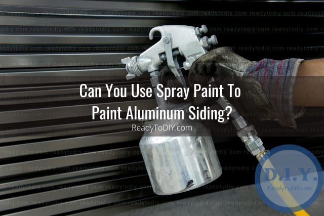 Spray paint for aluminum siding