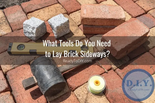 Putting bricks for sideways