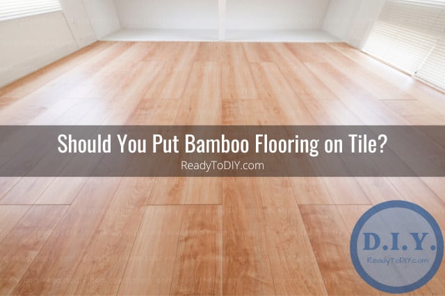 Tiles for bamboo flooring