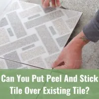 Putting tiles on the floor