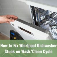 Checking the diswasher